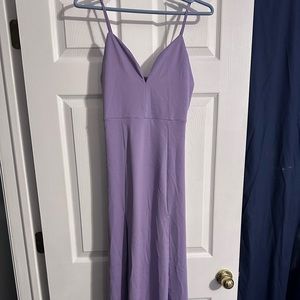 Purple wedding dress